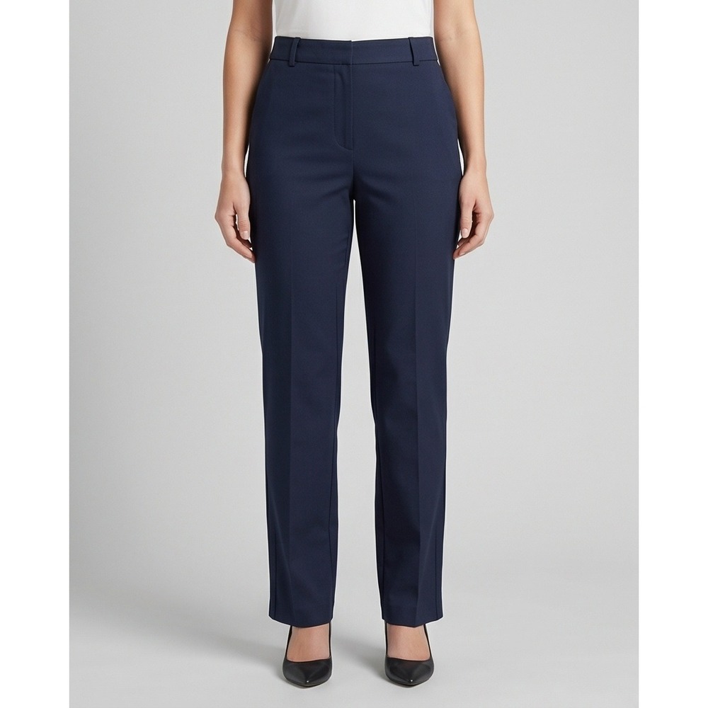 LL Bean 16R Classic Fit Straight Leg Chino Pants Navy Blue Cotton Preppy Capsule